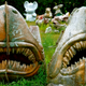 Illustration for article titled Take A Stroll Through This Fiberglass Medusas Garden